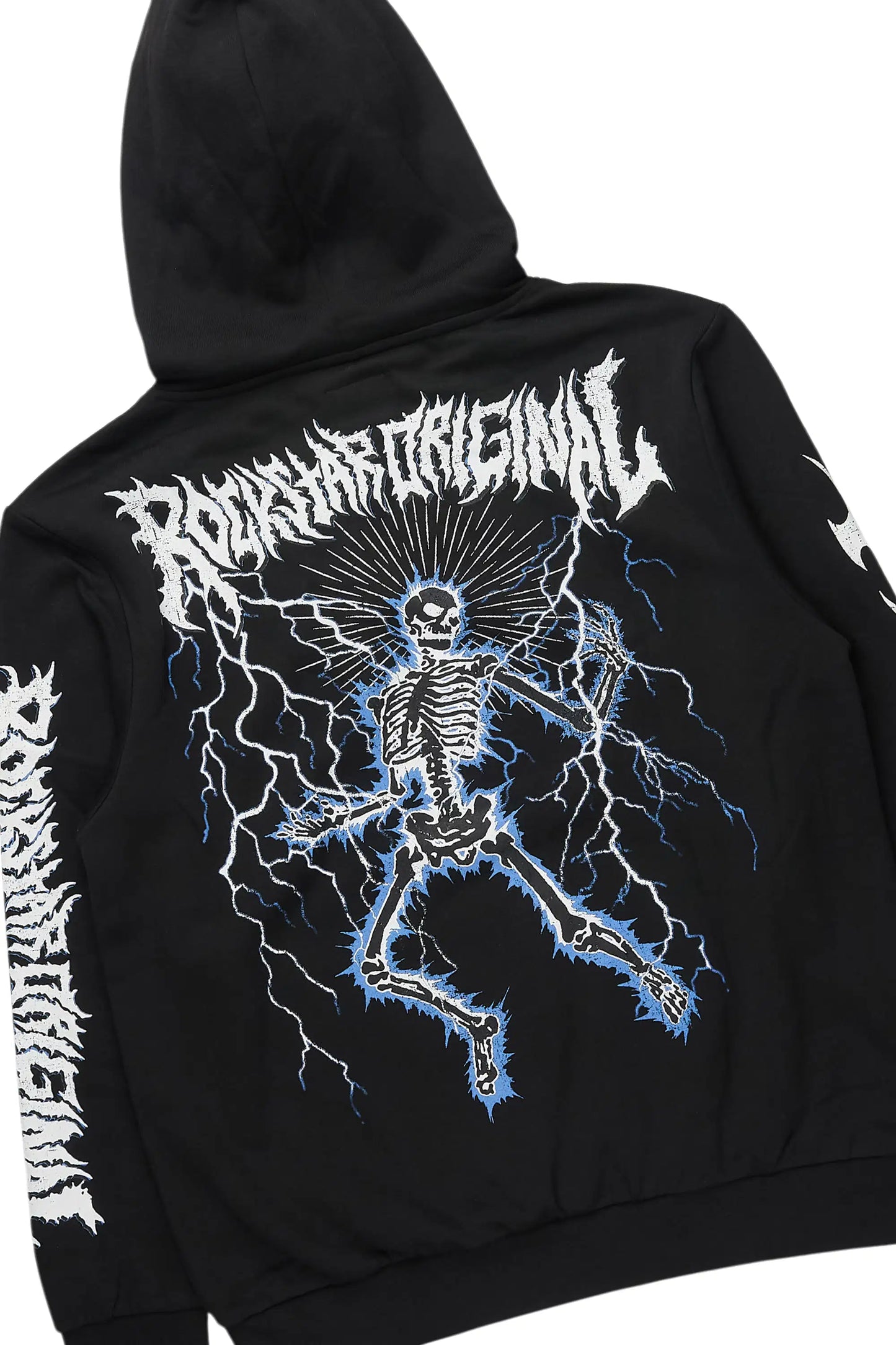 Deathrow Black Graphic Hoodie - image 2
