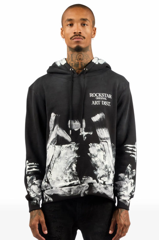 Filip Black Graphic Hoodie - image 2