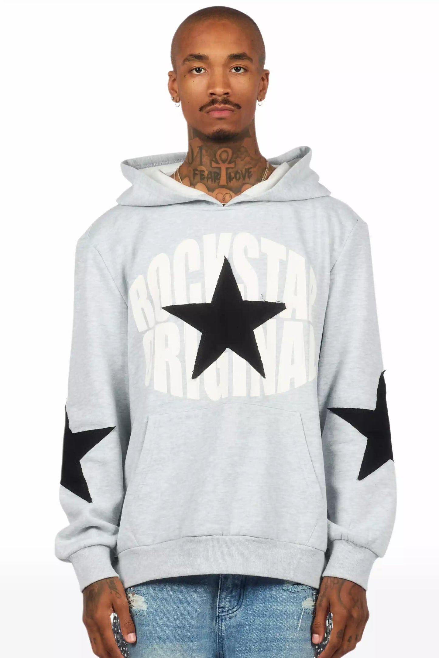 States 2.0 Heather Grey Graphic Hoodie - image 2