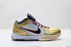 Nike Kobe 4 Protro Low-Top Basketball Shoes with Flywire & Zoom Air