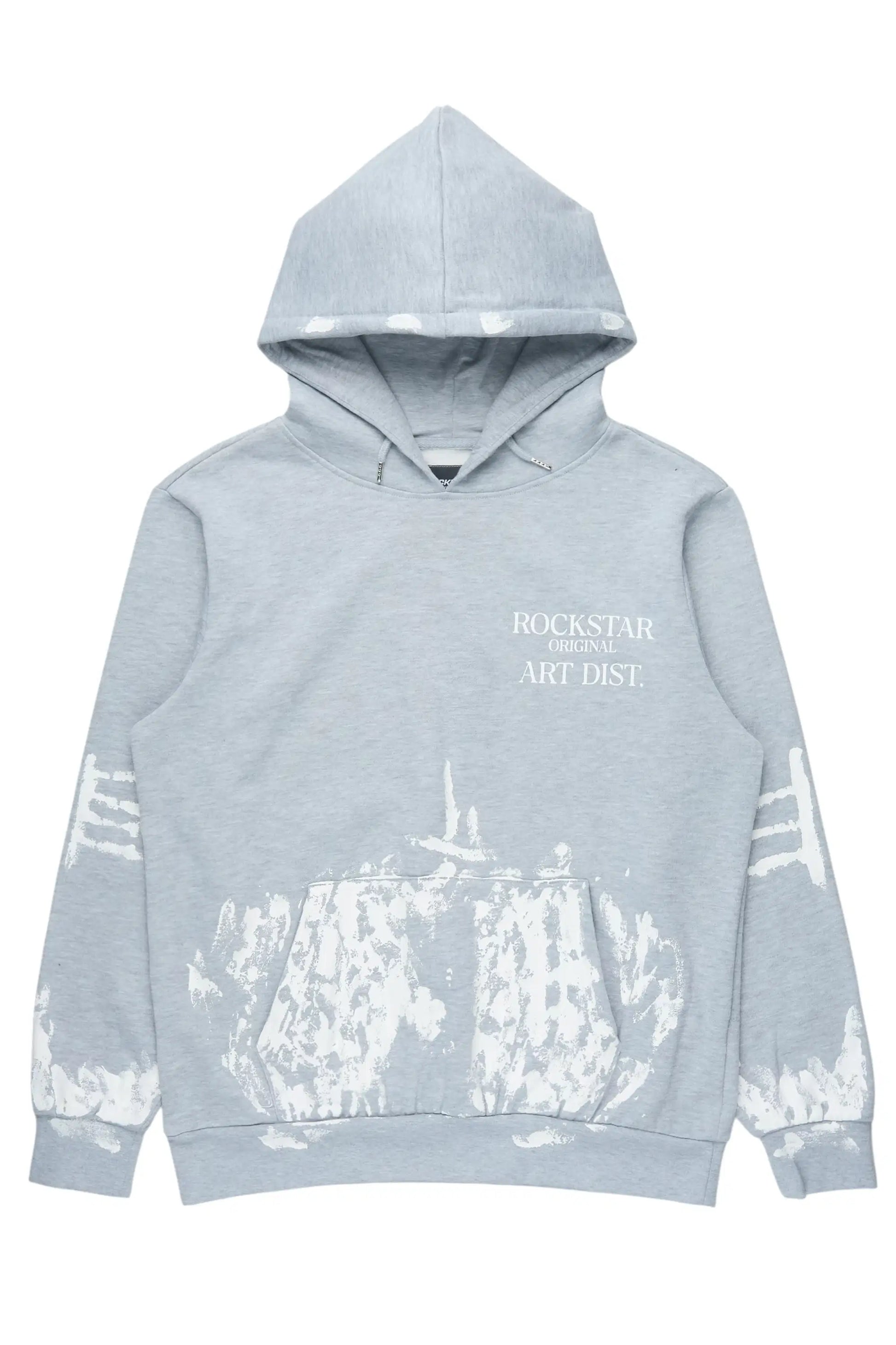 Filip Heather Grey Graphic Hoodie - image 1