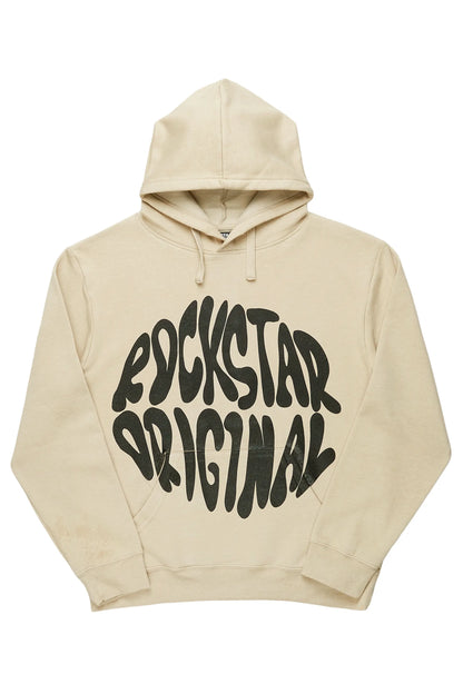Thierry Beige Graphic Hoodie - image 2