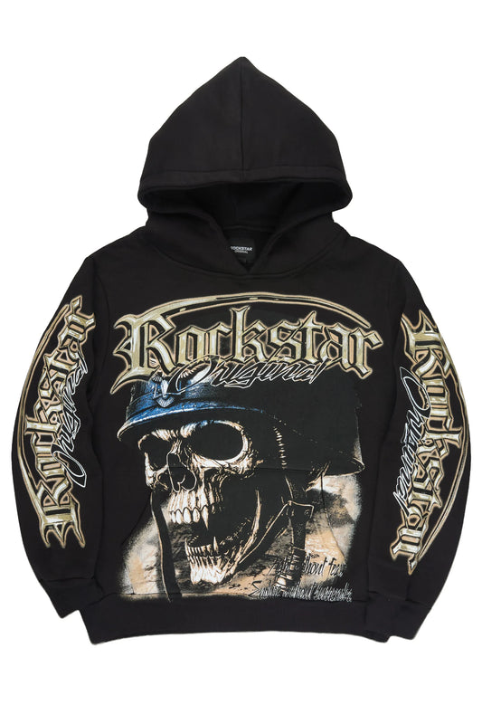 Navid Black Graphic Hoodie - image 1