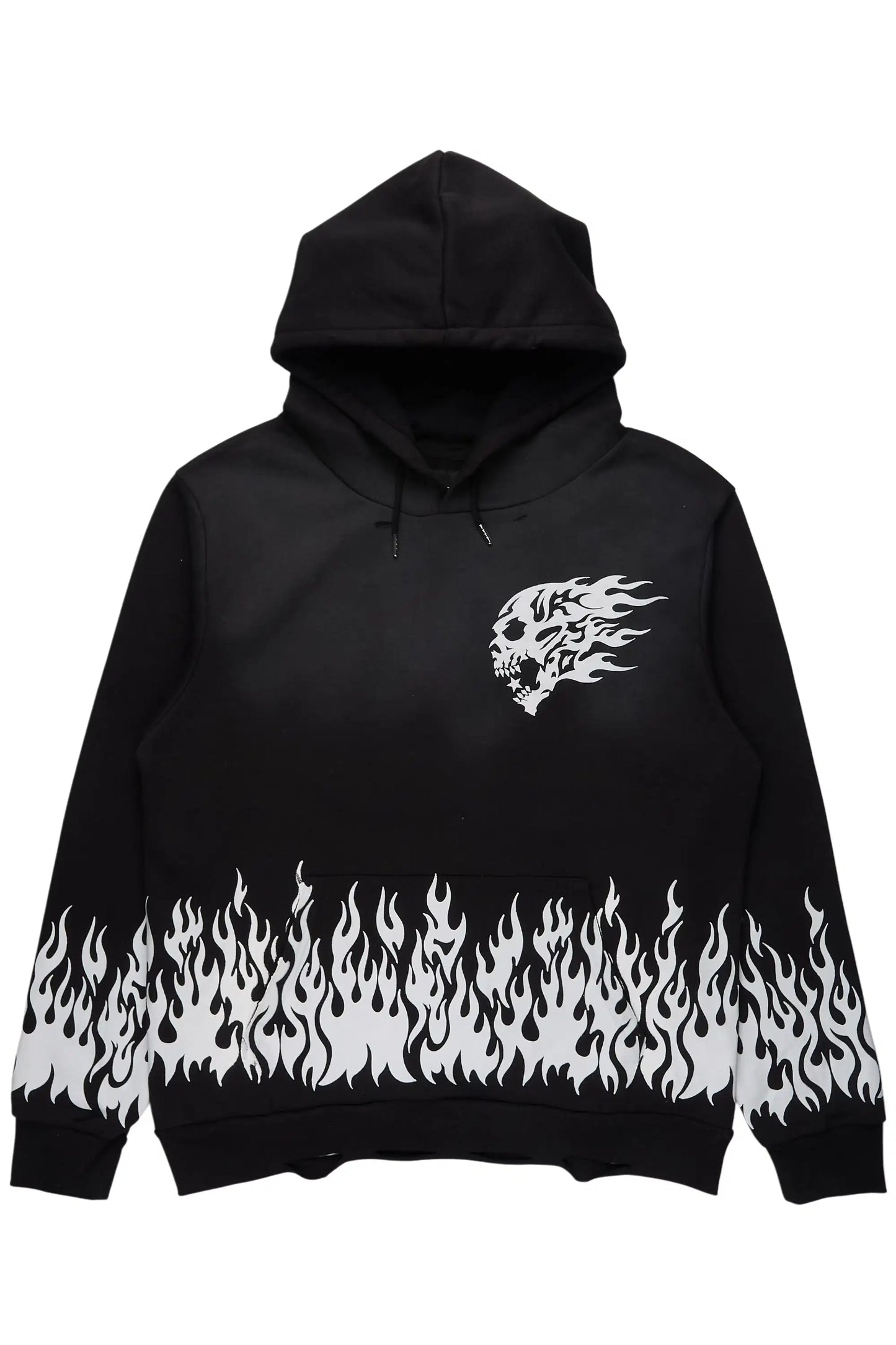 Bubble Black Graphic Relaxed Hoodie - image 1
