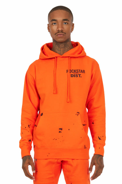 Raffer Orange Graphic Hoodie - image 2