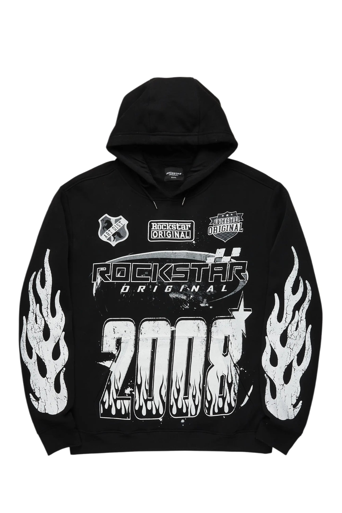 Amos Black Graphic Hoodie - image 1
