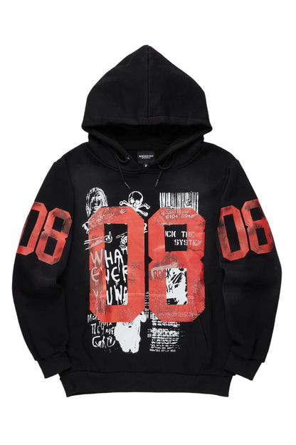Grill Black Graphic Hoodie - image 1