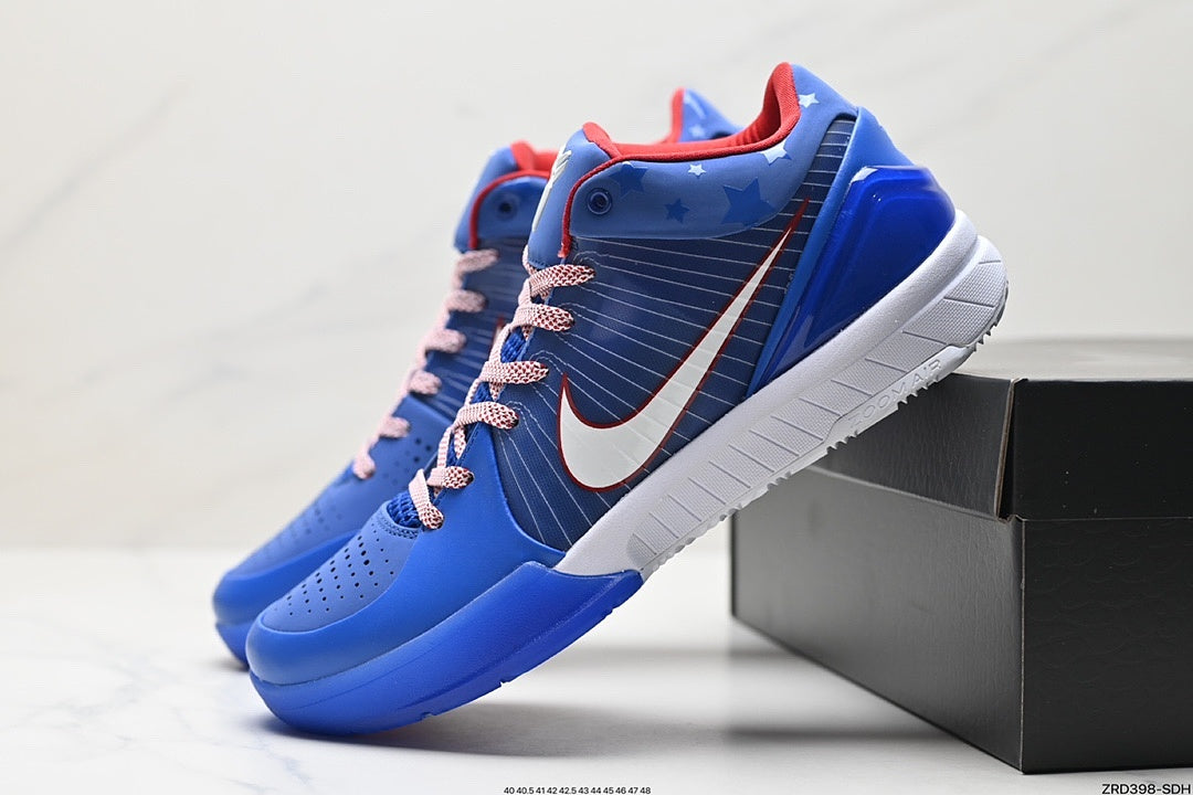 Nike Kobe 4 Protro Low-Top Basketball Shoes with Flywire & Zoom Air