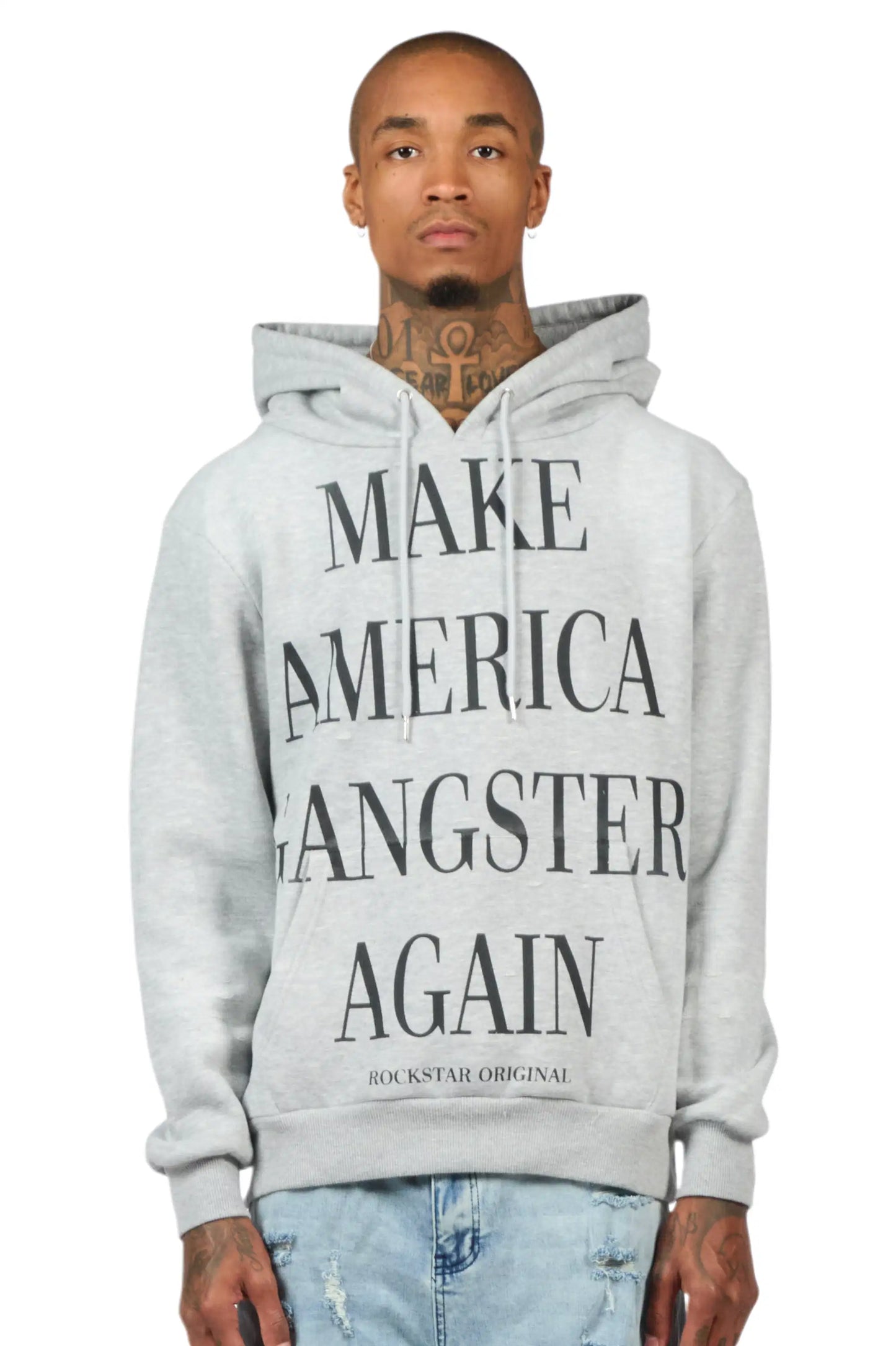 Drake Heather Grey Graphic Hoodie - image 2