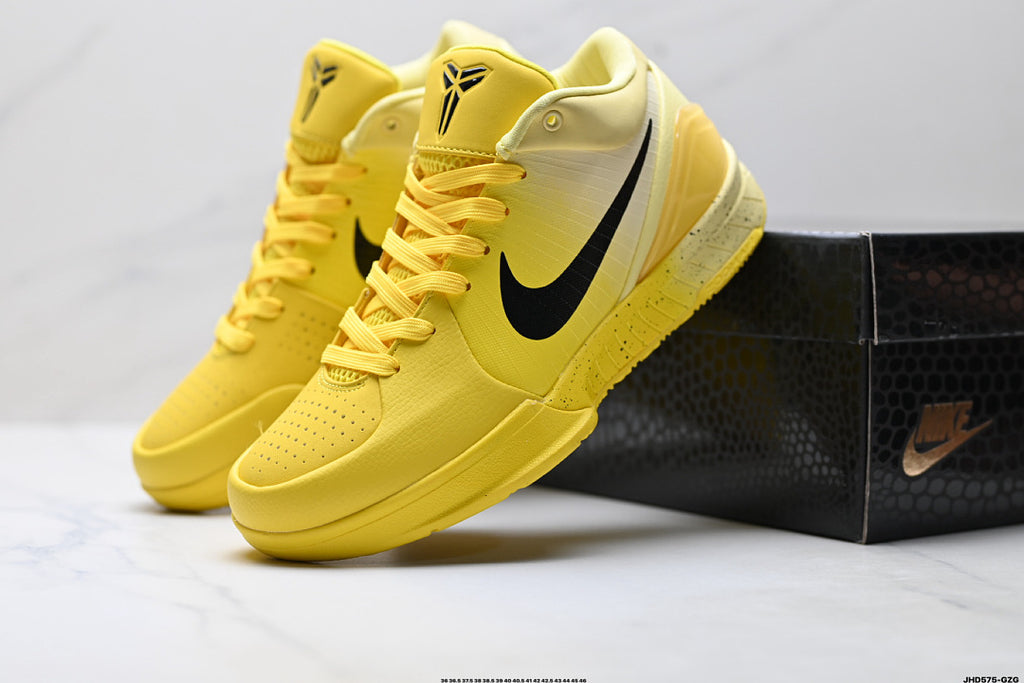 Nike Kobe 4 Protro Low-Top Basketball Shoes with Flywire & Zoom Air