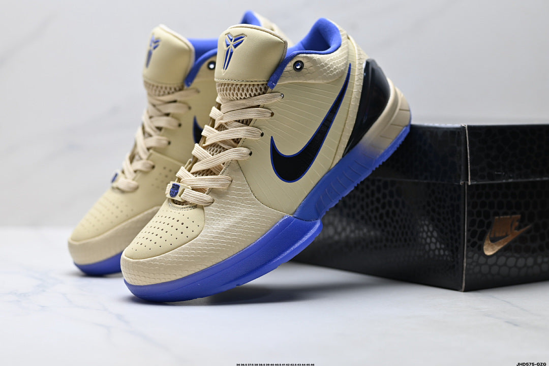 Nike Kobe 4 Protro Low-Top Basketball Shoes with Flywire & Zoom Air