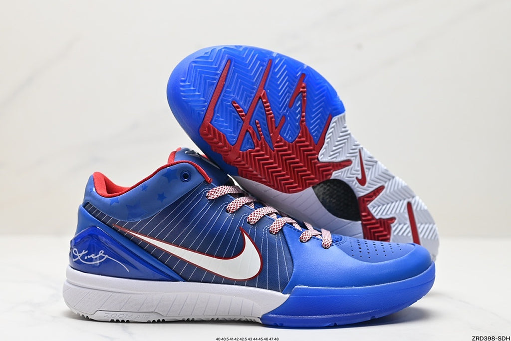 Nike Kobe 4 Protro Low-Top Basketball Shoes with Flywire & Zoom Air