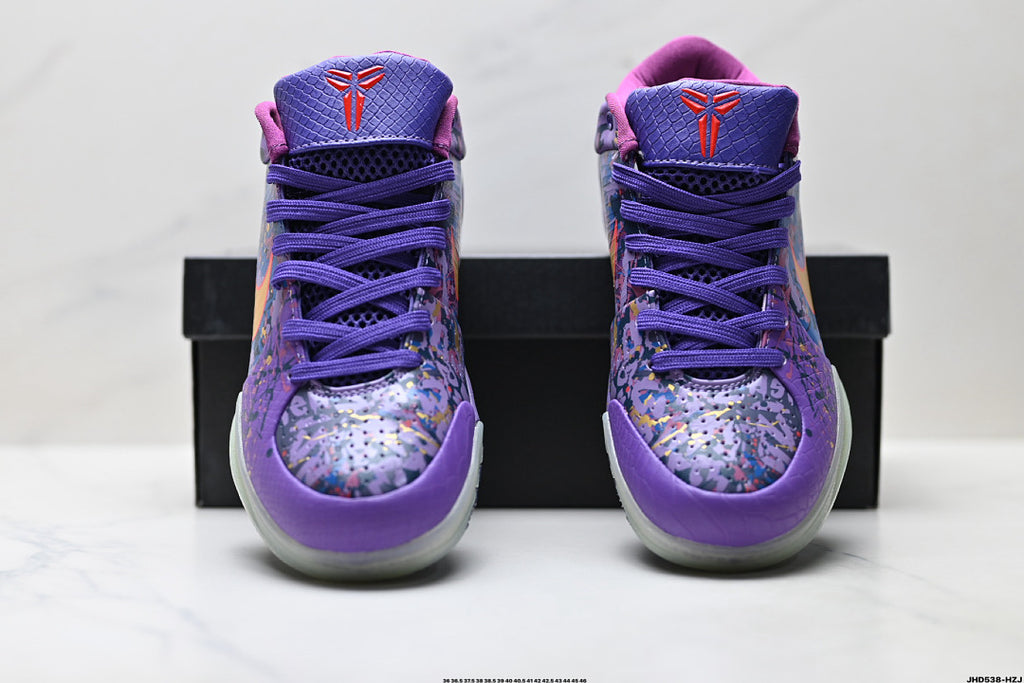 Nike Kobe 4 Protro Low-Top Basketball Shoes with Flywire & Zoom Air