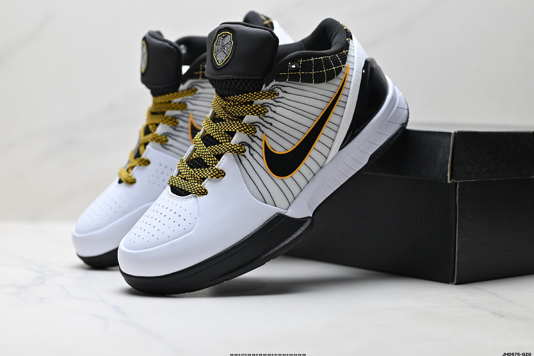 Nike Kobe 4 Protro Low-Top Basketball Shoes with Flywire & Zoom Air