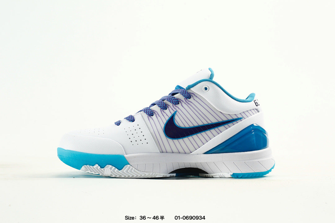 Nike Kobe 4 Protro Low-Top Basketball Shoes with Flywire & Zoom Air