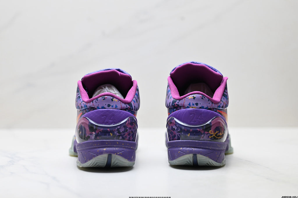 Nike Kobe 4 Protro Low-Top Basketball Shoes with Flywire & Zoom Air