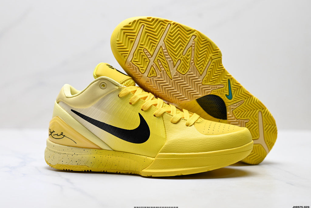 Nike Kobe 4 Protro Low-Top Basketball Shoes with Flywire & Zoom Air