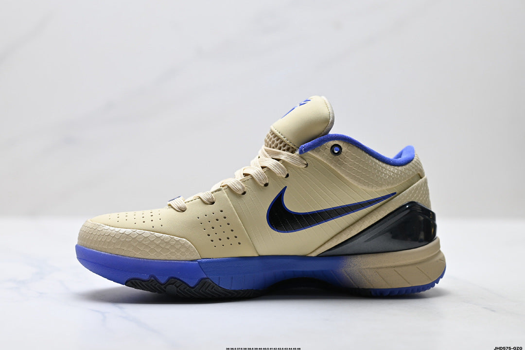Nike Kobe 4 Protro Low-Top Basketball Shoes with Flywire & Zoom Air