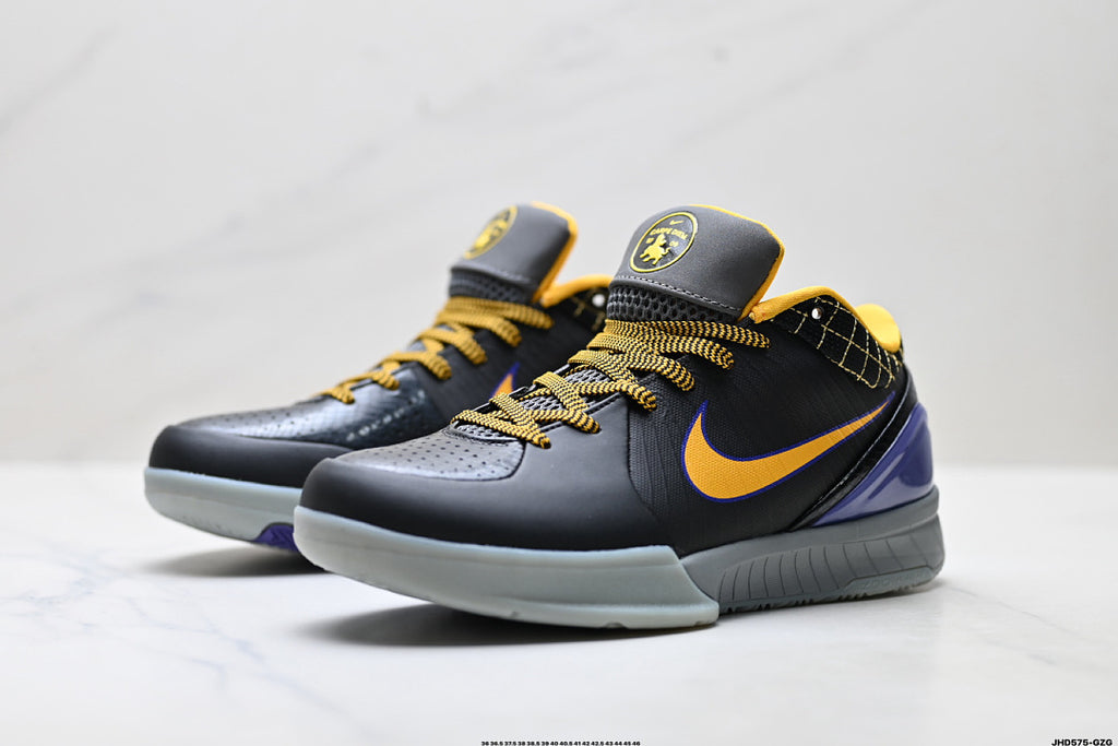 Nike Kobe 4 Protro Low-Top Basketball Shoes with Flywire & Zoom Air