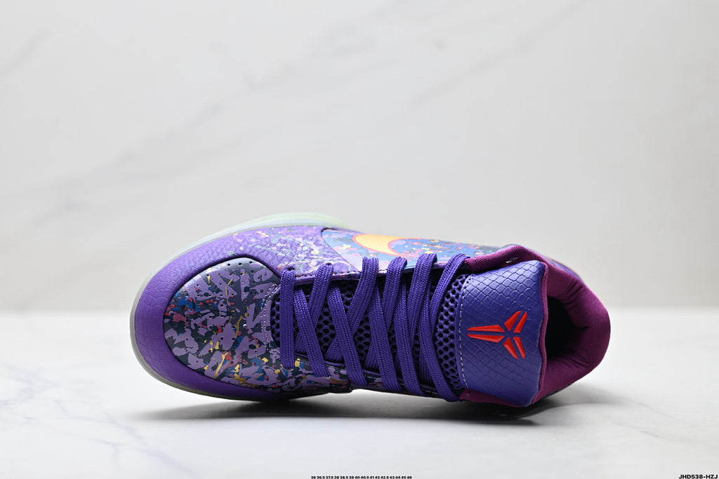 Nike Kobe 4 Protro Low-Top Basketball Shoes with Flywire & Zoom Air