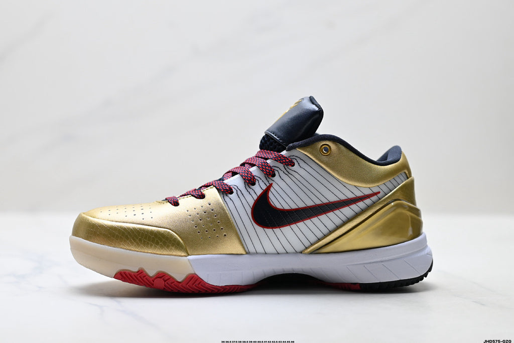 Nike Kobe 4 Protro Low-Top Basketball Shoes with Flywire & Zoom Air