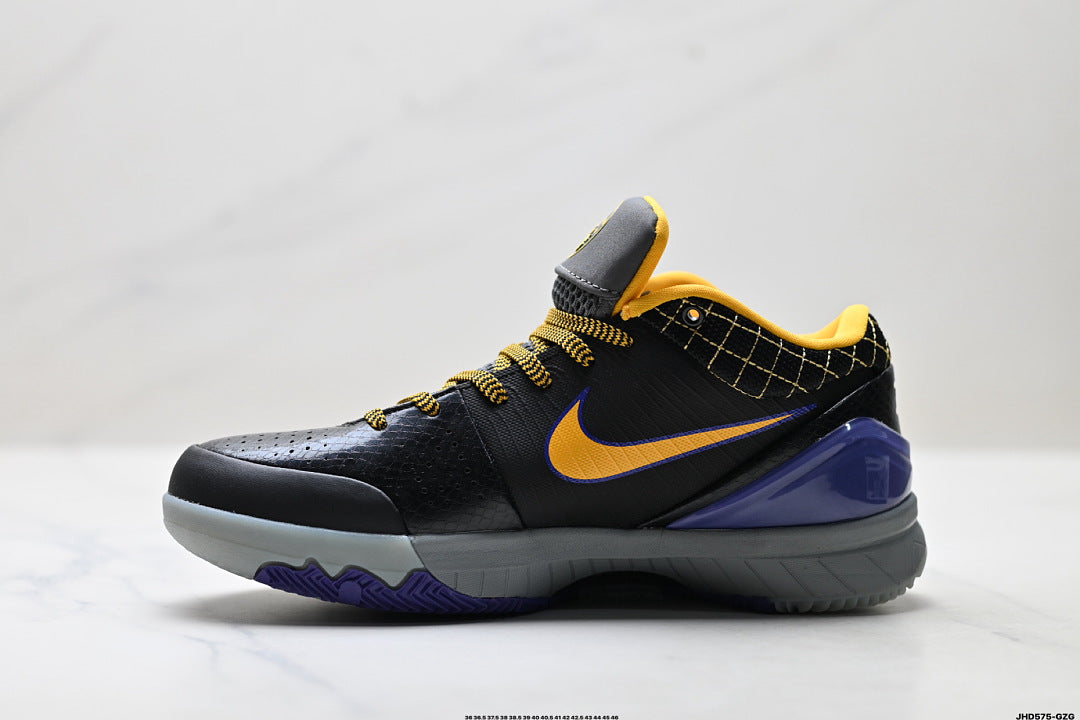 Nike Kobe 4 Protro Low-Top Basketball Shoes with Flywire & Zoom Air