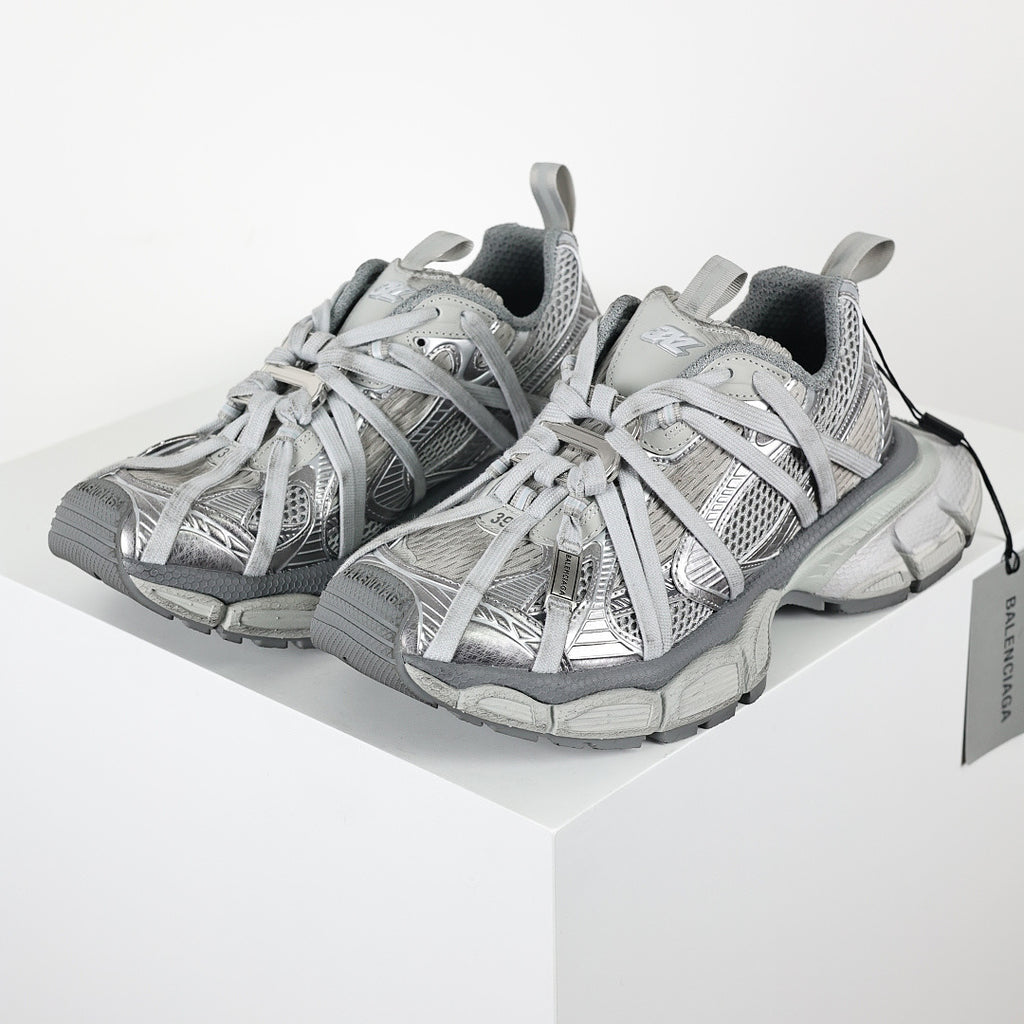 Balenciaga 3XL Sneaker – Metallic Silver
