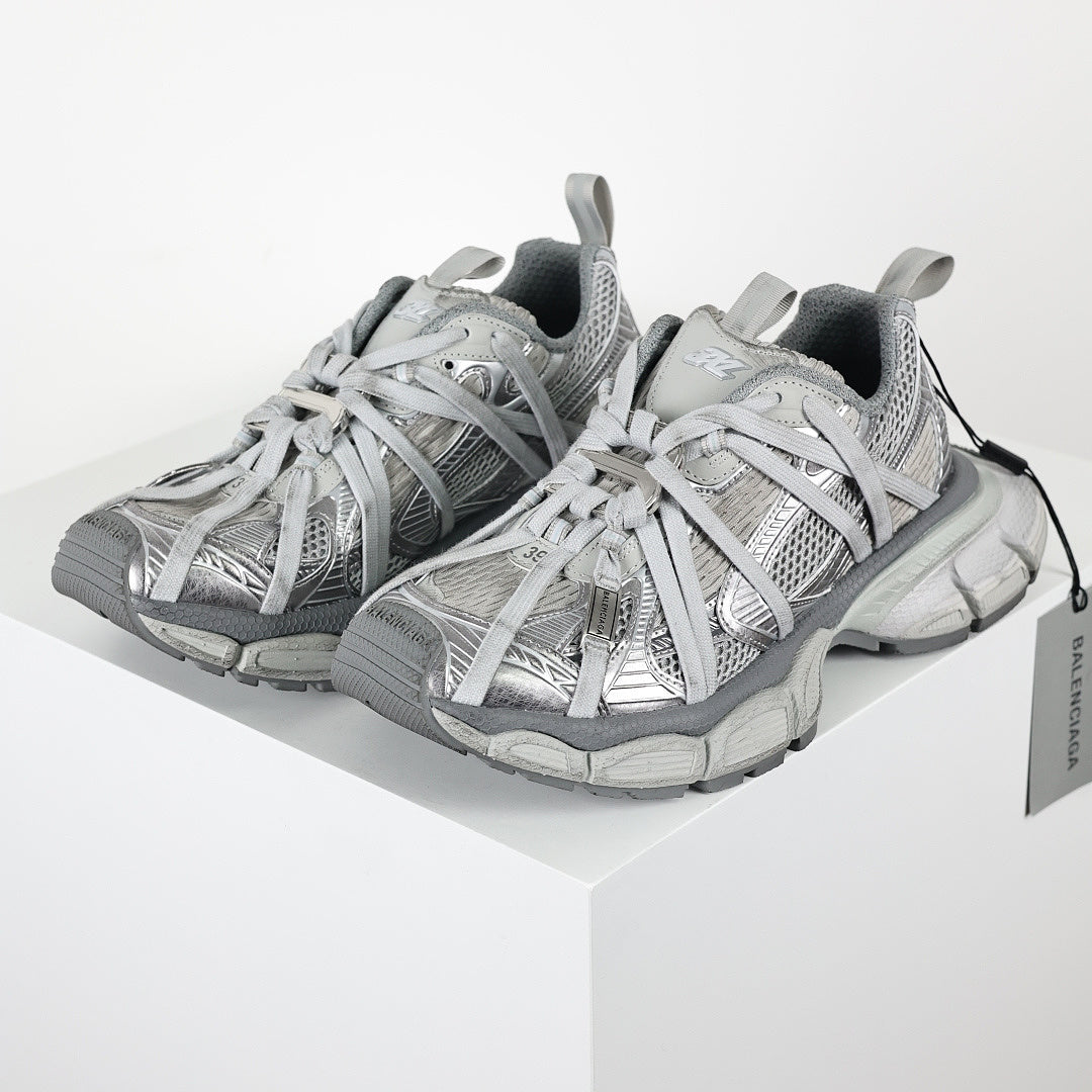 Balenciaga 3XL Sneaker – Metallic Silver
