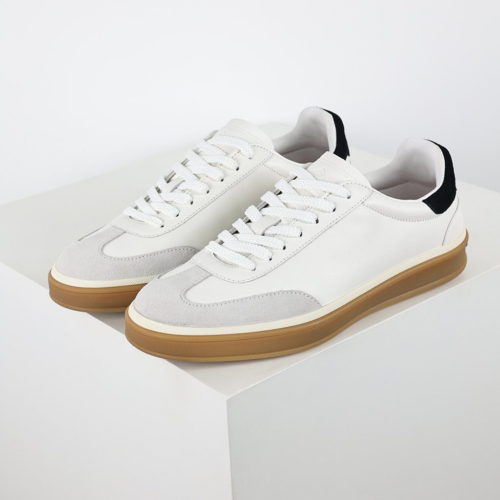 Loro Piana White Lace-Up Sneakers