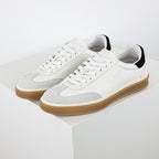 Loro Piana White Lace-Up Sneakers