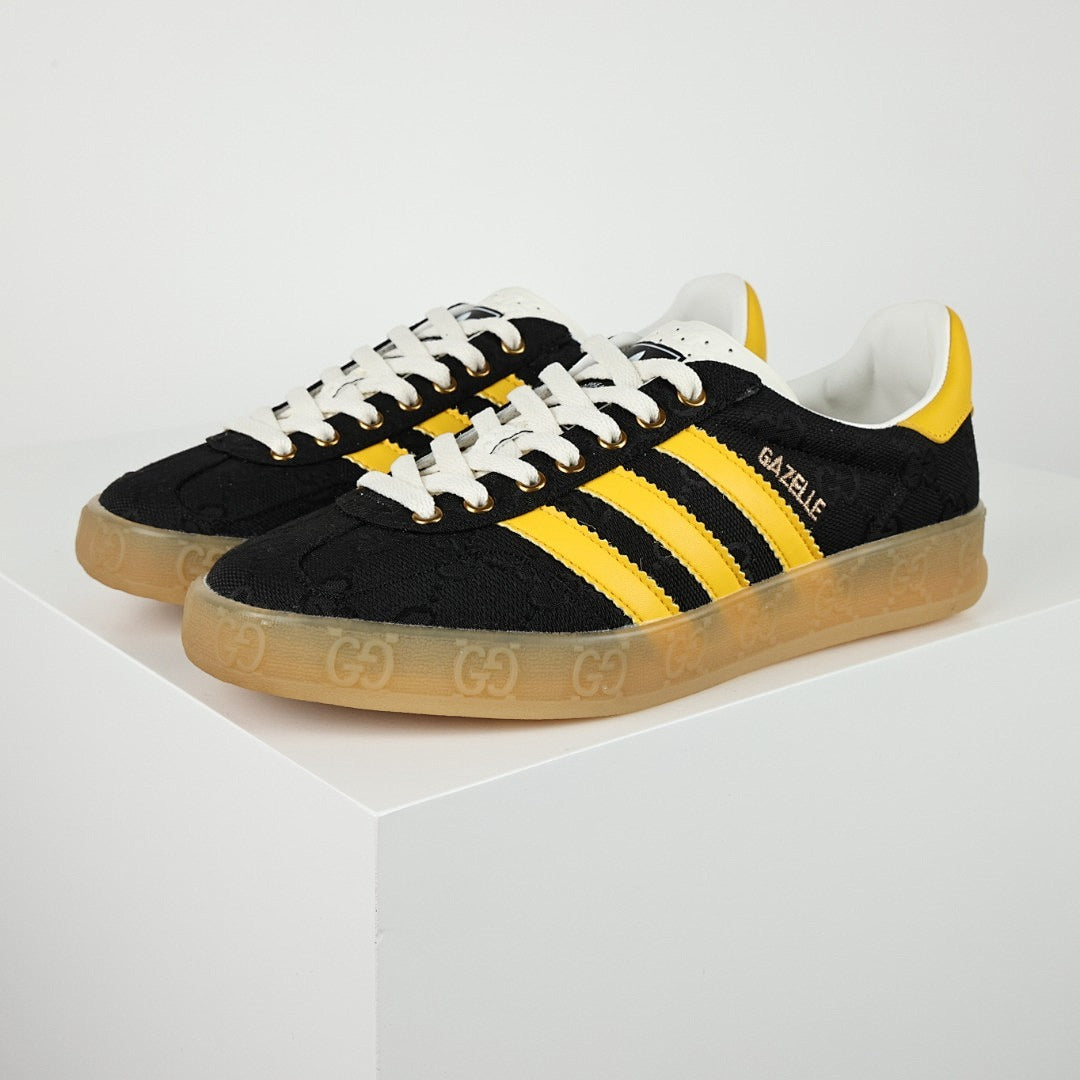 Gucci x adidas Gazelle Sneakers – Black & Yellow