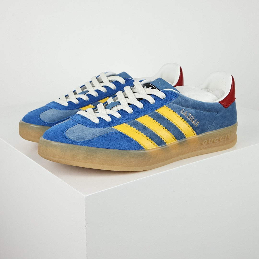 Gucci x adidas Gazelle Sneakers – Blue & Yellow
