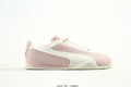 PUMA Light Pink & White Low-Top Sneakers