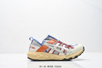 ASICS Trail Running Shoes - Cream Orange Burgundy