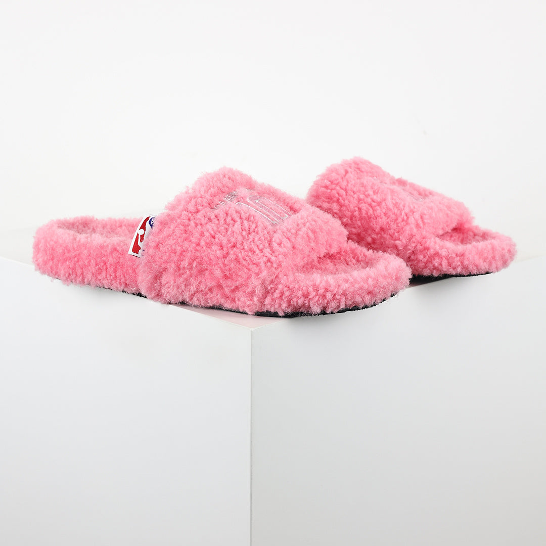 Balenciaga Furry Open Mule