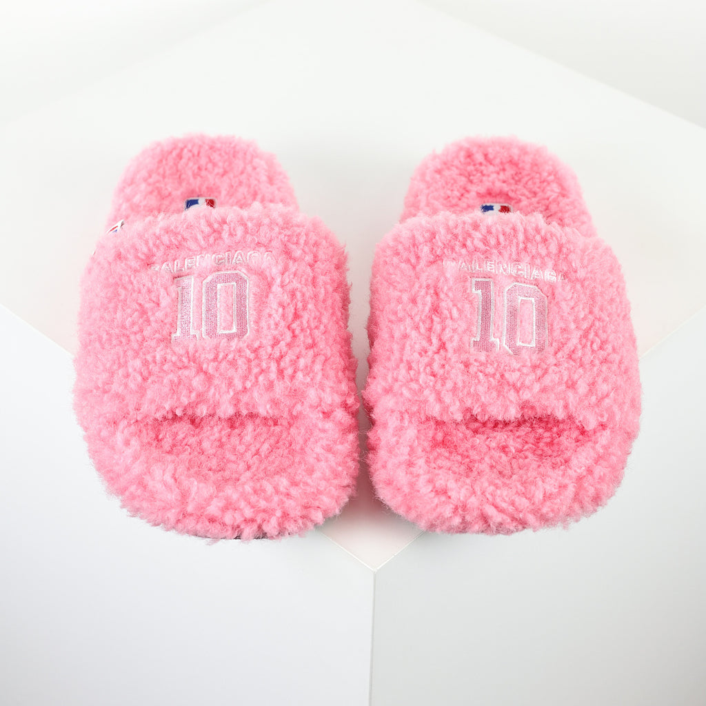 Balenciaga Furry Open Mule