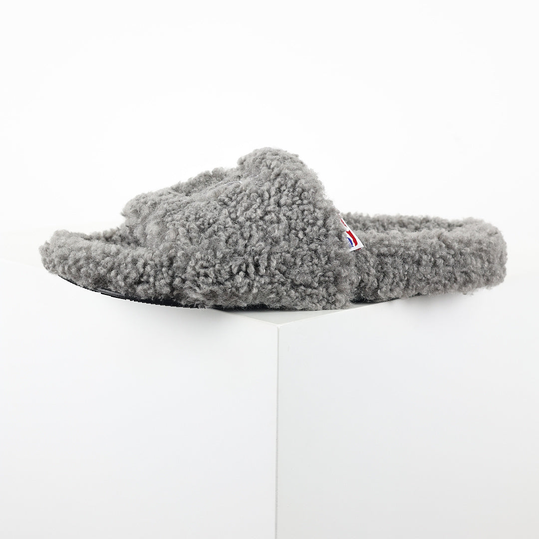 Balenciaga Furry Open Mule