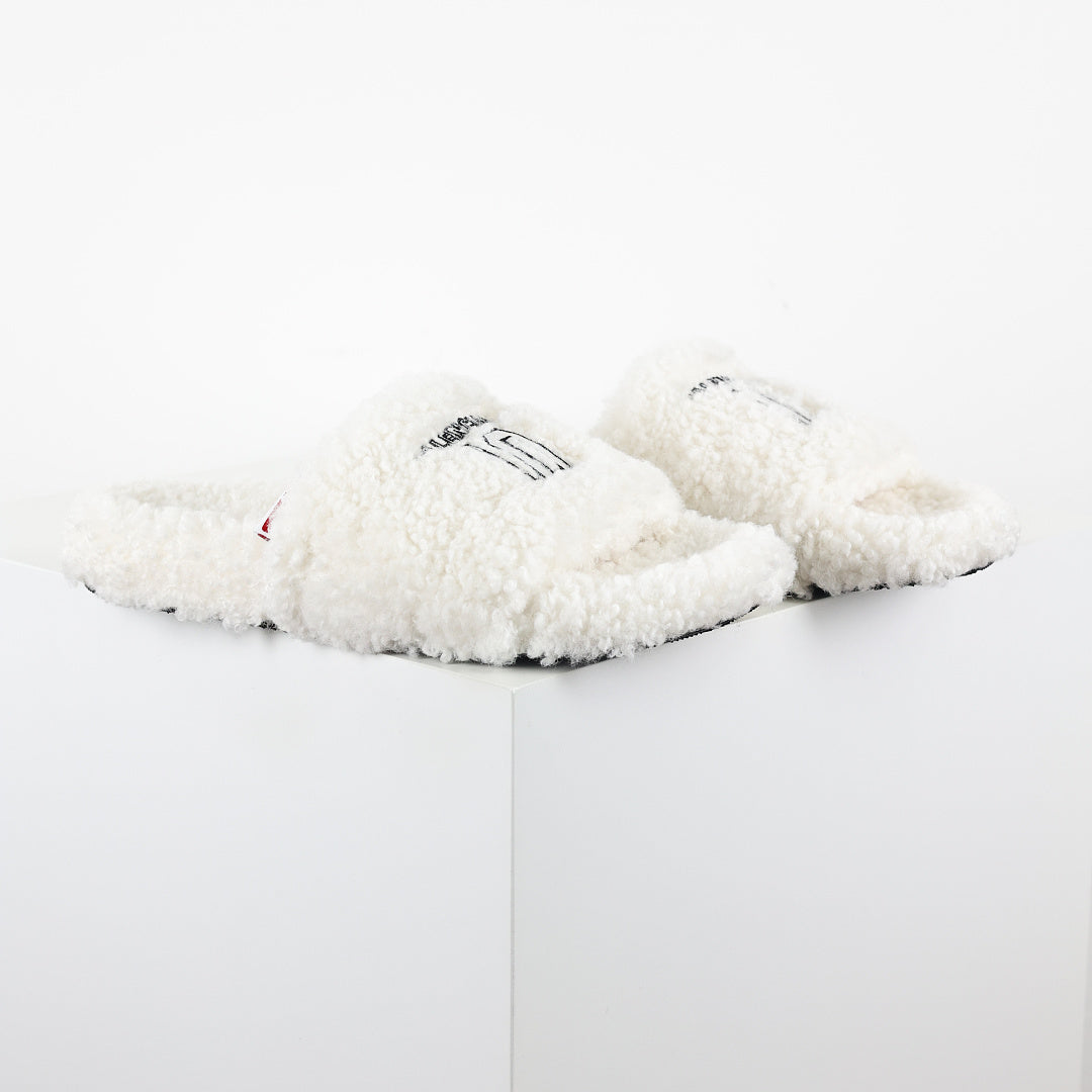 Balenciaga Furry Open Mule