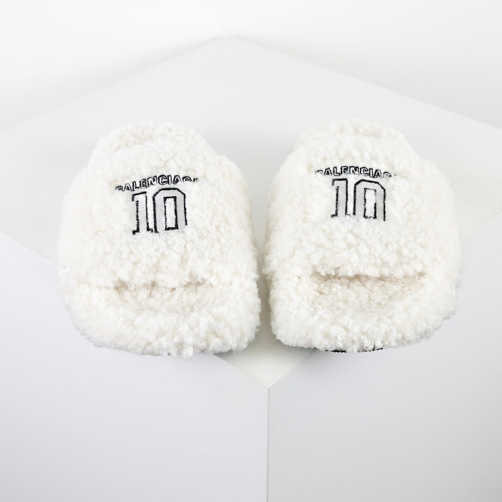 Balenciaga Furry Open Mule