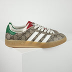 Gucci x adidas Gazelle GG Monogram Sneakers – Beige & Brown