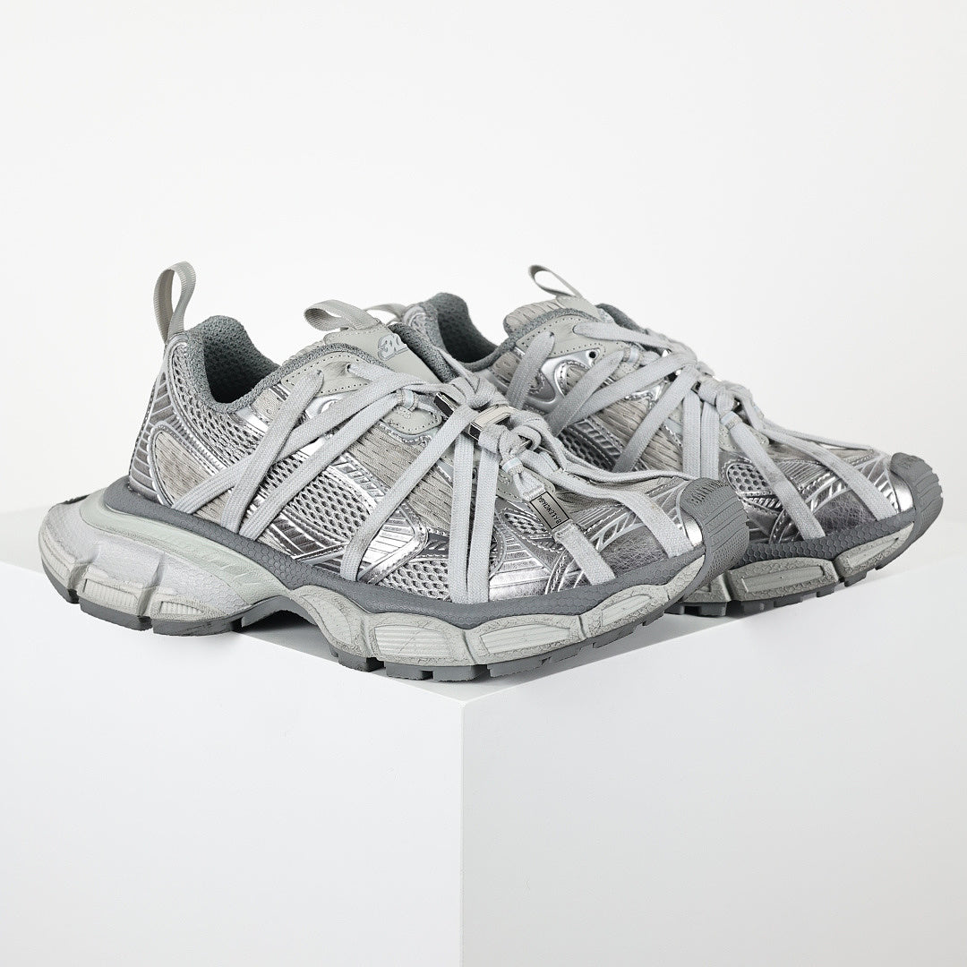 Balenciaga 3XL Sneaker – Metallic Silver