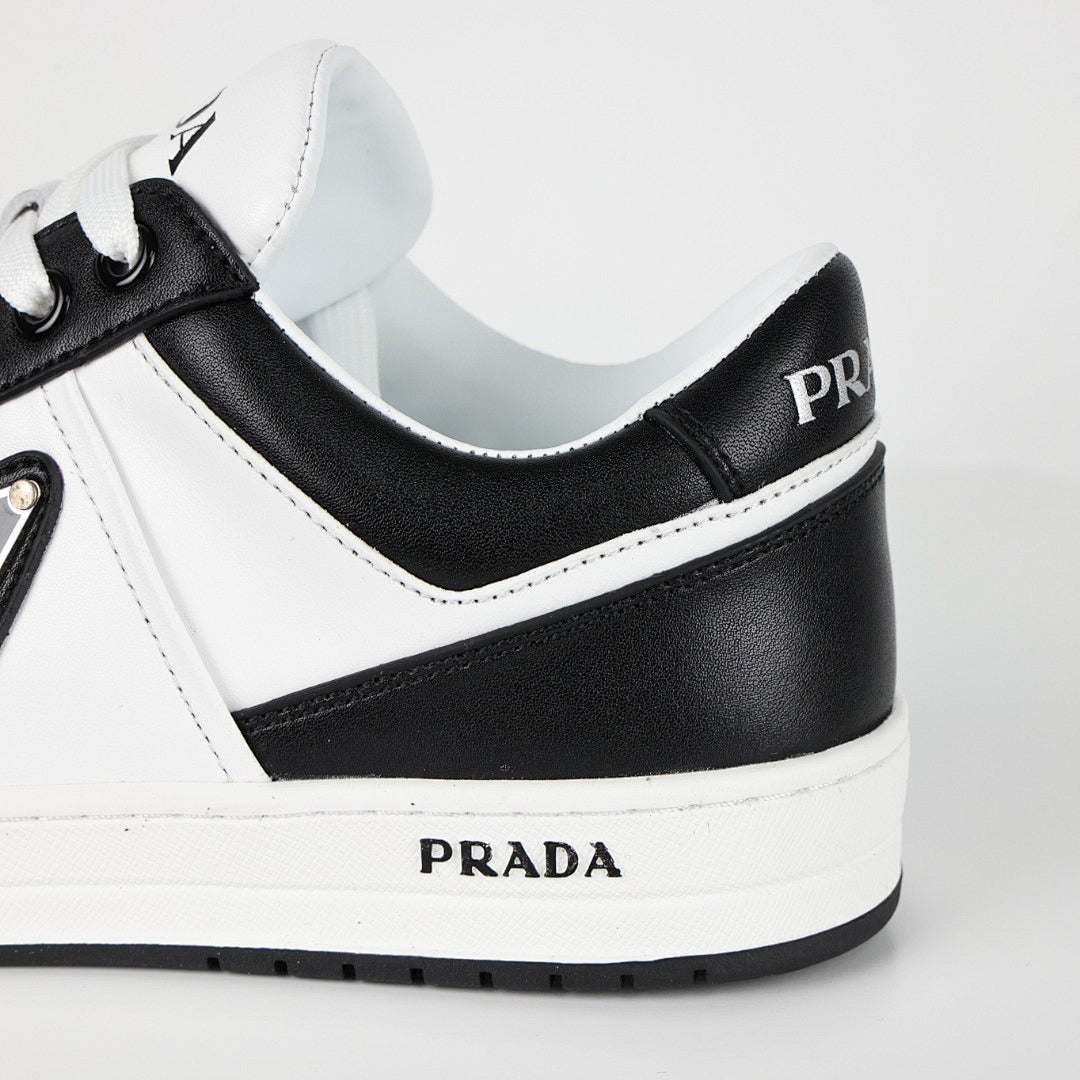 Prada Black & White Low-Top Sneakers