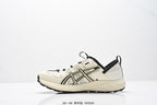 ASICS Trail Running Shoes - Cream Orange Burgundy