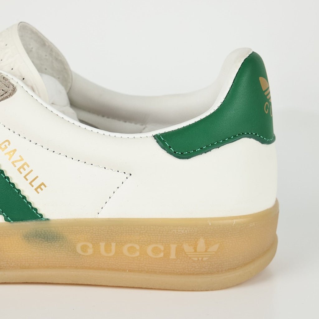 Gucci x adidas Gazelle Sneakers – White, Green & Red
