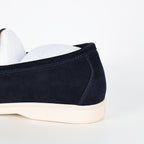 Loro Piana Black Slip-On Loafers