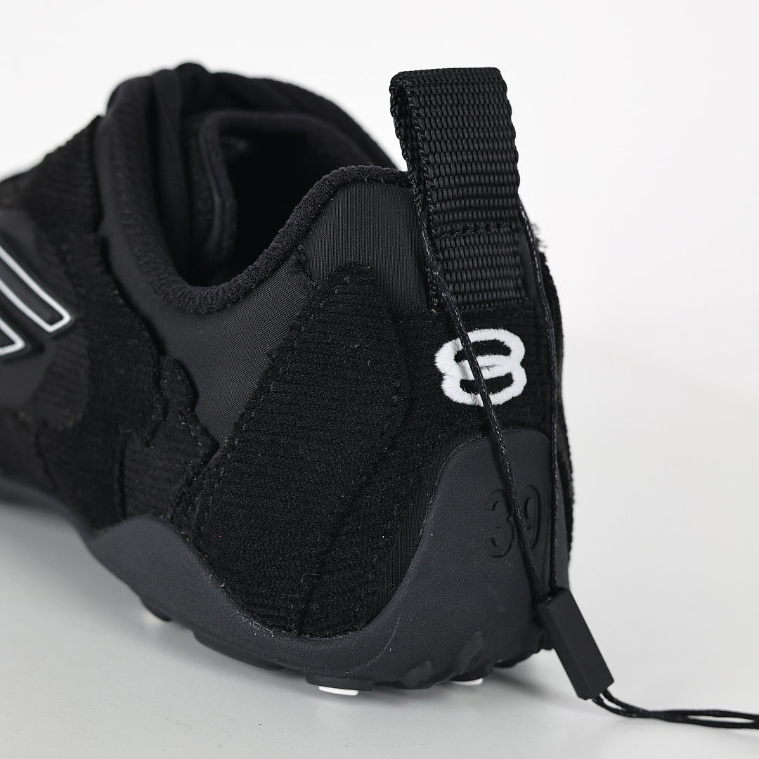 Balenciaga Low-Top Lace-Up Sneaker – All Black