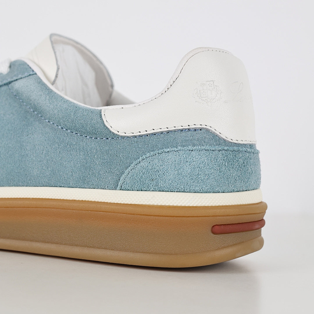 Loro Piana Light Blue Lace-Up Sneakers