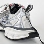 Balenciaga 3XL Distressed Dad Sneaker – Silver White Black