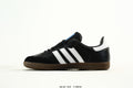 adidas Samba Black & White Panda-Detail Low-Top Sneakers