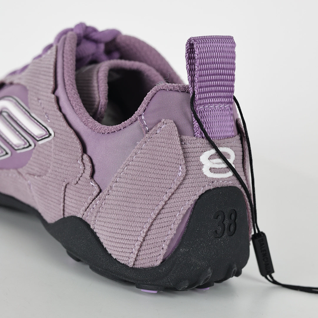 Balenciaga Low-Top Lace-Up Sneaker – Lilac Purple